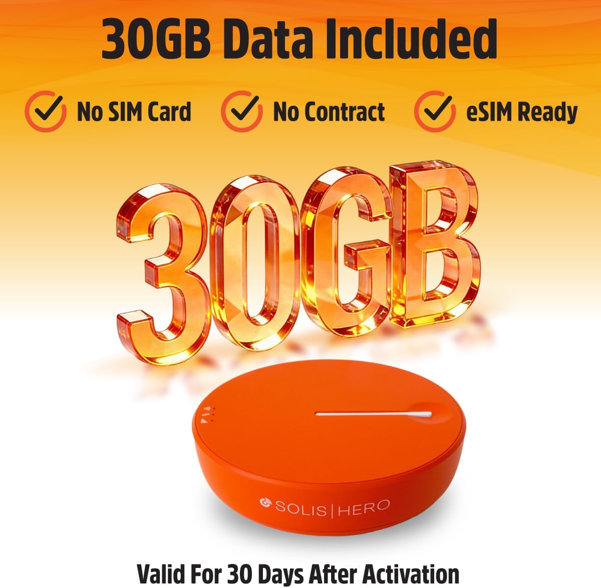 SIMO Solis Hero, 4G Mobile Hotspot, 1GB/Monthly + 30GB Global Data - Image 9